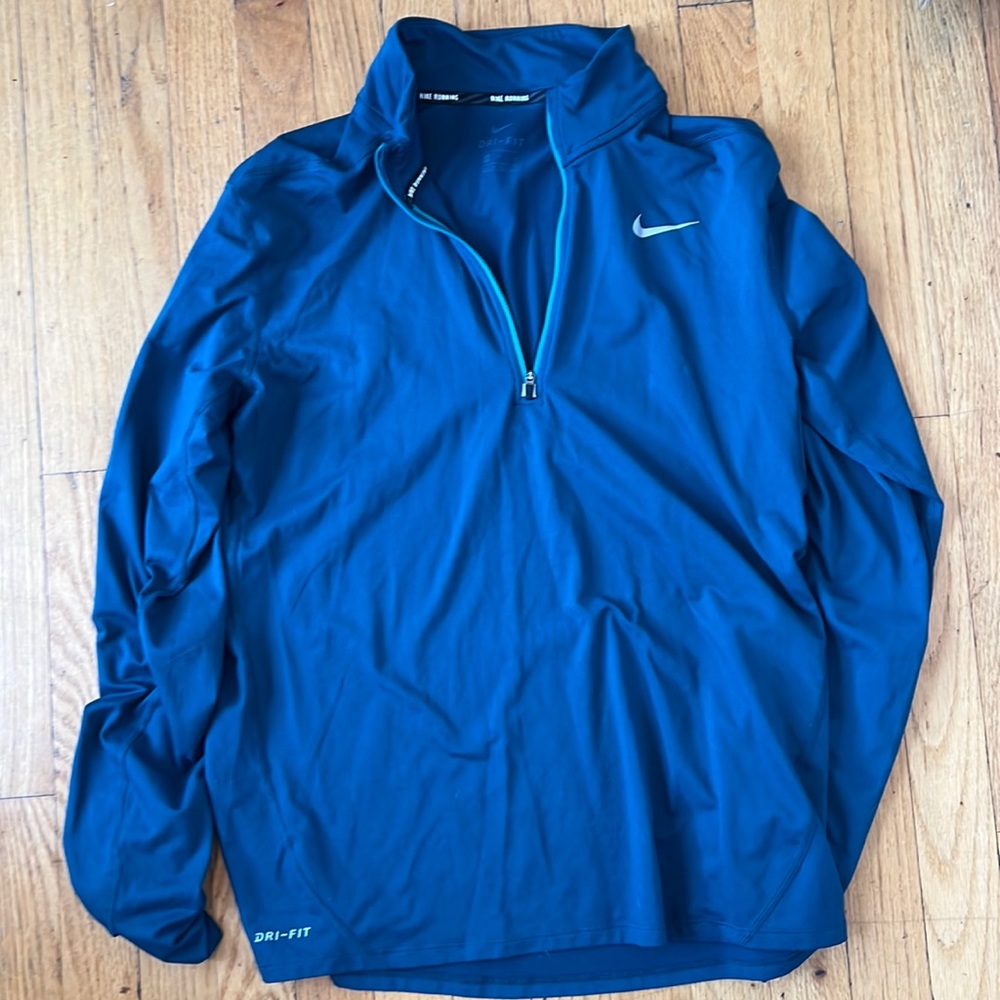 Nike running long sleeve teal
